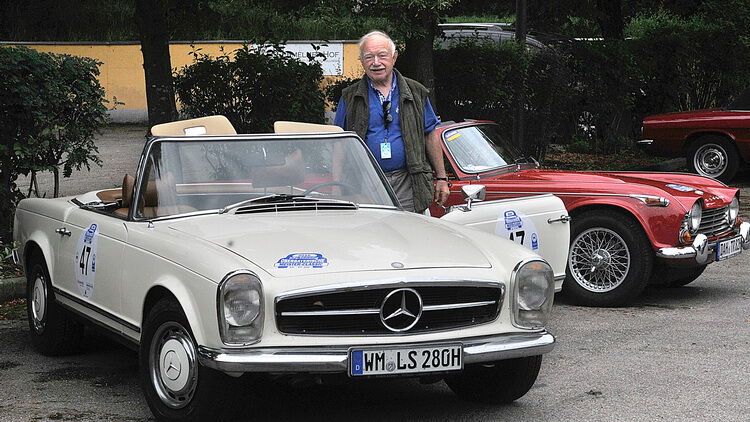 ZDK-Ehrenpräsident Bernhard Enning liebte Automobile und nahm auch an Oldtimerveranstaltungen teil.  (Bild: Zietz – VCG)