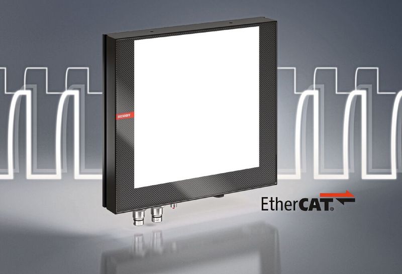 Die Multi-Color-LED-Beleuchtungen in drei Bauformen (hier: Flächenbeleuchtung VIP2000) stellen im Bildverarbeitungsprozess die unerlässliche Grundlage für exakte Auswertungen dar. (Bild: Beckhoff)