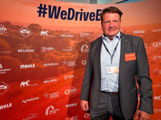 ZKF-Hauptgeschäftsführer Thomas Aukamm vertrat die Interessen der AIRC vor Ort.(Bild:  Automotive Coalition for Europe)