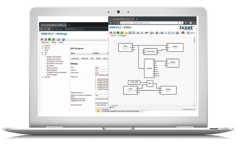 Die Prozess- und Energieebenen werden über eine intuitive graphische Programmierung miteinander verknüpft. (Bild: HMS Industrial Networks)