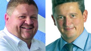 Stefan Fuchs (re.) löst Thomas Förg (li.) als Geschäftsführer bei Maha ab. (Bild: Maha / Brigitte Waltl-Jensen)