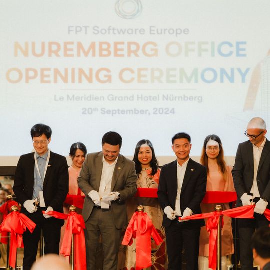 Das neue Büro in Nürnberg wurde von FPT Software bereits eröffnet.(Bild:  SAMY HANNA/FPT Software)