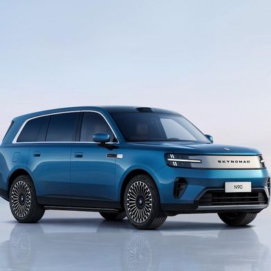 Xiaomi has unveiled four new models. The large SUVs all have a gasoline engine to charge the battery. (Image:Xiaomi)