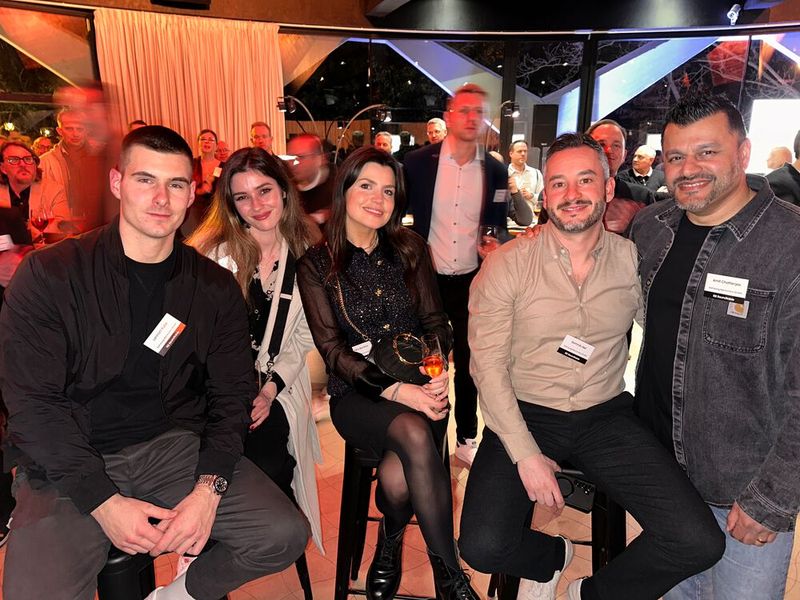 Das Samsung-Team ist ready für die Preisverleihung. (Bild: Vogel IT-Medien )