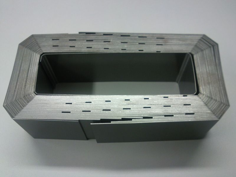Darstellung der Schachtelung und des dadurch über den Umfang verteilten Luftspaltes. (Bild: Riedel)