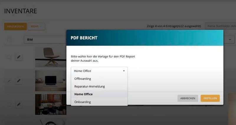 Seventhings kann auch PDF-Berichte erstellen. (Bild: Joos - Seventhings)