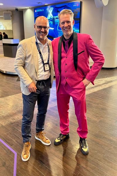 Magenta-Total: Jochen Bösl (l.) und Thomas Meßmer (Deutsche Telekom) (Bild: Vogel IT-Medien GmbH)