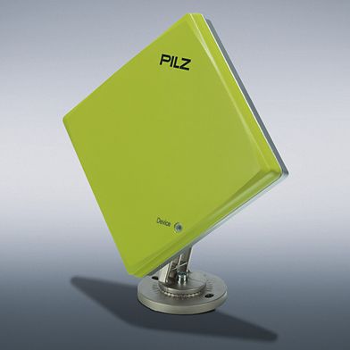 Der neuartige Radarsensor PSENradar live von Pilz kombiniert drei Funktionen in einem System: Er erkennt, zählt und ordnet Bewegungen zu. Hohe Anlagenverfügbarkeit und Produktivität bei gleichzeitig, mehr Sicherheit sind die Vorteile. (Bild: Pilz)