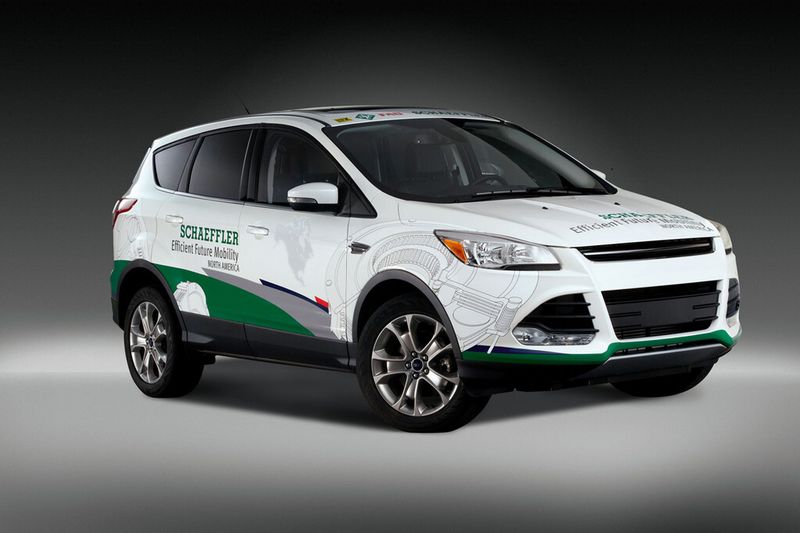 Das Konzeptfahrzeug Efficient Future Mobility North America vereinigt Technologien... (Bild: Schaeffler)