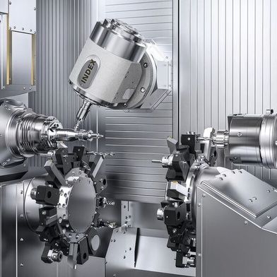 Auf der AMB 2026 präsentiert Index sein neues Dreh-Fräszentrum «Index G160», das die G-Baureihe nach unten abrundet. (Bild: Index-Werke GmbH & Co. KG Hahn & Tessky)