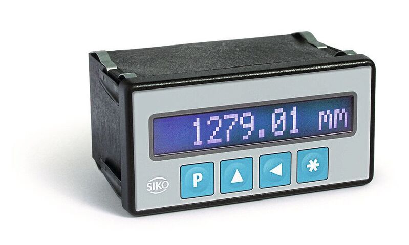 Die Siko-Messanzeige MA502 ist mit eime LCD-Punktmatrix-Display ausgestattet und hat eine Anzeigengenauigkeit von 10 µm.