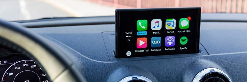 CarPlay von Apple vernetzt Smartphones mit dem Kommunikationssystem eines Fahrzeugs.(Bild:  Pixabay)