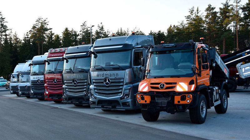 Widmann verkauft in Ebermannsdorf auch die Lkw von Mercedes-Benz Trucks und Fuso. (Bild: Simon – VCG)