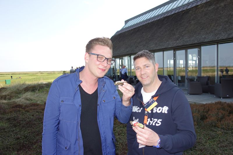 Die beiden Feinschmecker (l.) Paul Cichecki und Torsten Dieterich, Microsoft  (IT-BUSINESS)