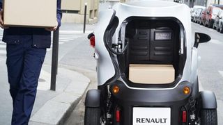 Renault hat aus dem Twizy einen Mictrotransporter gemacht. (Foto: Renault)