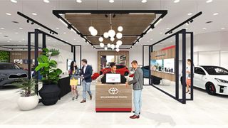 Über 170 Toyota-Händler hatten zum Jahresende 2022 bereits Bestellungen für das neue Retailkonzept aufgegeben – mehr, als sich der Kölner Importeur ursprünglich für diesen Zeitpunkt erhofft hatte. (Bild: Toyota)