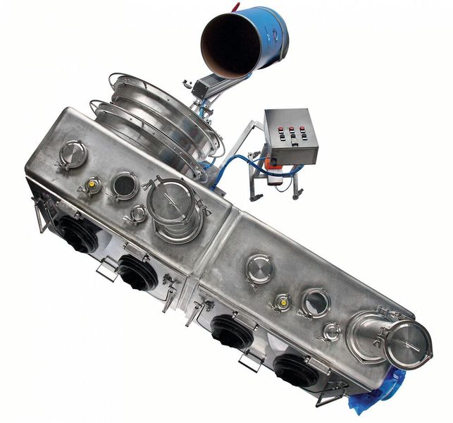 De Dietrich Process Systems präsentiert seine neue Drum Dock Station mit der DIT-Lösung für die sichere Handhabung von Pulvern (Dietrich Process Systems)