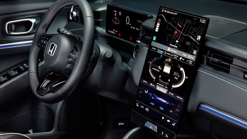 Das 15,1 Zoll große zentrale Touchscreen ist ein Hingucker. (Bild: Honda)
