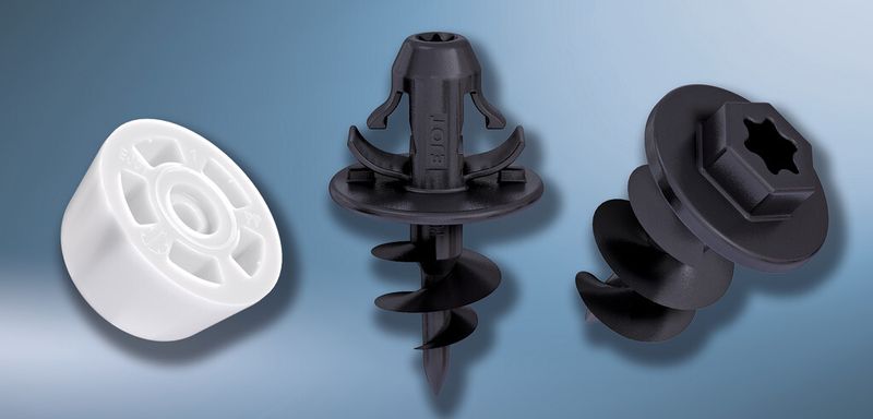 Kleine Übersicht der Ejot-Möglichkeiten, um diverse Komponenten sicher auf Schaumwerkstoffen zu fixieren: Ejot EPPsys genannt. (Bild: Ejot)