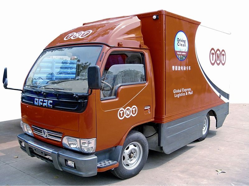 TNT-Erdgasfahrzeug in China. (Archiv: Vogel Business Media)