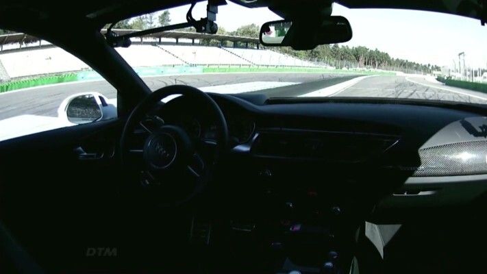 Der Audi RS 7 concept am Limit: fahrerlos rund um den Hockenheimring (Audi)