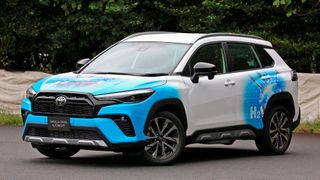 Statt Benzin verbrennt der 1,6-Liter-Turbomotor im Toyota Corolla Cross H2 Concept Wasserstoff. (Bild: Autoren-Union Mobilität/Toyota)
