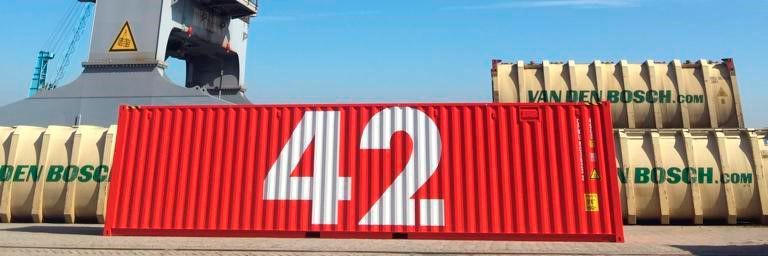 Der „Container 42“ wird vom 4. bis zum 7. Juni auf der Transport Logistic in München zu sehen sein. (Bild:  Port of Rotterdam)