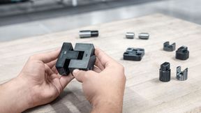 Meusburger offers small, compact and space-saving locks for the precise alignment of mould inserts.  (Source: Meusburger)