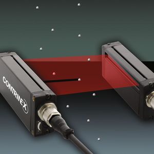 Zwei neue – schaltende und messende – Lichtgitter-Baureihen von Contrinex eignen sich für die Anwesenheitserkennung und Dimensionskontrolle.