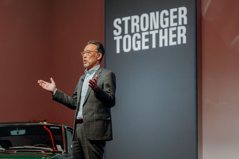 “We are a European manufacturer”: Yoshihiro Nakata, CEO of Toyota Motor Europe, at the corporate briefing in Brussels.(Image: Toyota)