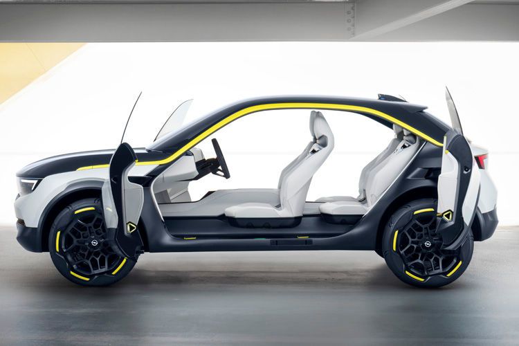 Typisch Studie: die B-Säule fehlt. (Bild: PSA)