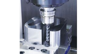 With the Mega12DS series, Big Daishowa offers a solution for trochoidal milling with end mills that features high rigidity and clamping force. (Source: Big Daishowa)