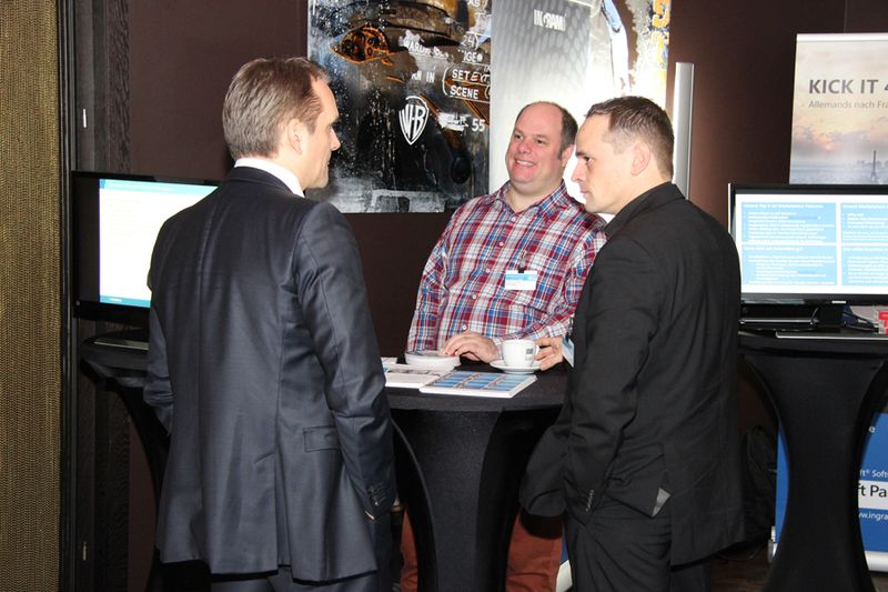 Martin Marx zusammen mit der Tech Data (v.l.) (Vogel IT-Medien)
