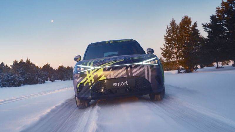 Für ein Elektroauto sind solche Temperaturen eine Herausforderung. (Smart)