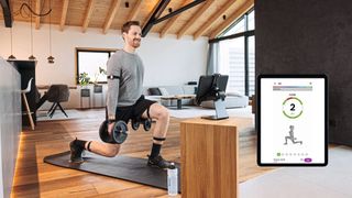 Fitness überwachen: Mit der Sensor-Plattform von Bosch lassen sichen nicht nur Bewegungen mit Sensoren messen, sondern auch analylsieren. KI-Algorithmen geben ein qualitatives Feedback zur Bewegung. (Bild: Bosch Sensortec)