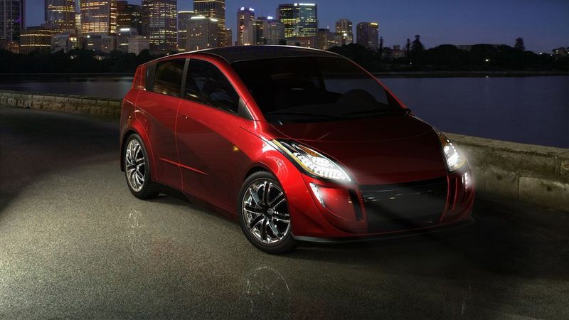 Wie das „Future Steel Vehicle“ könnten Elektroautos künftig aussehen. Bild: World Auto Steel) (Archiv: Vogel Business Media)