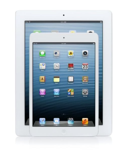 ... und wenn man Ipad und Ipad Mini aufeinanderlegt. (Apple)