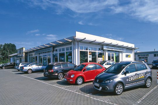 Das Volkswagen-Zentrum Lütten-Klein in Rostock. (Archiv: Vogel Business Media)