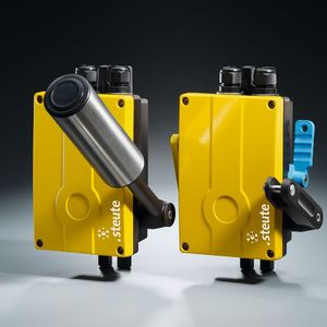 Heavy Duty für die Schüttgut-Fördertechnik- Seilzug-Notschalter und Bandschieflaufschalter(Bild:  Steute)