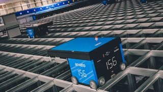 Mithilfe von Kardex erweitertes automatisiertes Autostore-Kleinteilelagersystem am Arvato-Standort Hams Hall bei Birmingham. (Bild: Arvato)