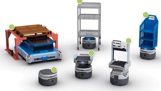 Blick auf eine Auswahl von autonomen mobilen Robotern (AMR) von Zebra. Durch die Partnerschaft mit Ivanti Wavelinks besteht nun für Anwender die Möglichkeit, dass diese Roboter über eine Sprachsteuerungs-Plattform agieren können. Das bringe Vorteile. (Bild: Zebra)