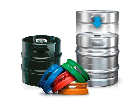 Schäfer Container Systems bietet einen Service an, mit dem sich 50-Liter-Edelstahl-KEGs auf kleinere Volumen – 30 oder 20 Liter – umrüsten lassen.(Bild:  Schaefer-Werke)