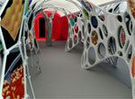 Innendesign des Wissenschaftszuges  (Bild: Wissenschaftsjahr 2009 - Forschungsexpedition Deutschland)