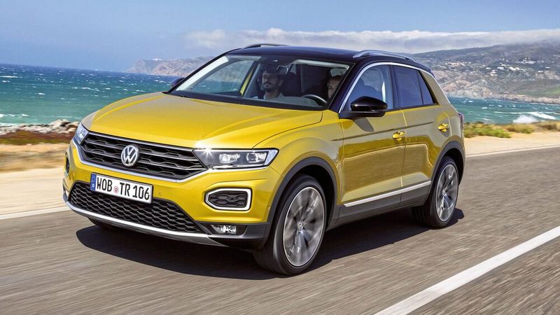 Das Auto mit den siebtmeisten Neuzulassungen 2020 war der VW T-Roc mit 50.822 Einheiten (2019: 58.898). (Bild: Volkswagen)