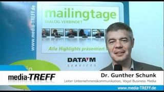 Dr. Gunther Schunk - Mein mailingtage Highlight 2011 (YouTubePlayer_23384_mediaTREFF)