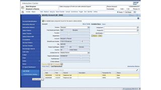 Neben der bestehenden Kopplung des SAP BCM zum SAP CRM (wie hier im SAP CRM Interaction Center) verbindet Uniorg nun auch SAP BCM mit SAP ERP. (Archiv: Vogel Business Media)