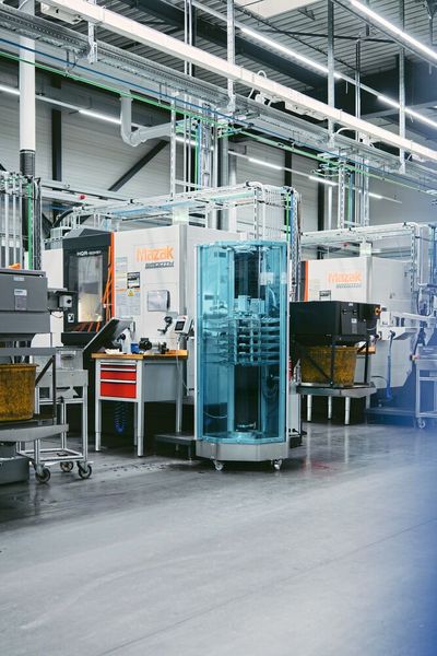 Platzsparend. Der Depot Max sepichert Drehteile auf wenig Raum. (Bild: Lars Stegmann)