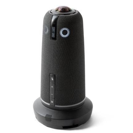 So sieht „Meeting Owl 5 Pro“ aus. Es ermöglicht 360-Grad-Video-Konferenzen.(Bild:  Owl Labs)