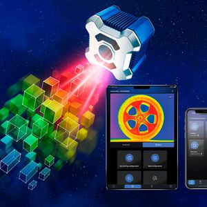 Extrem zuverlässig: Die 3D-Smart-Kamera bietet eine Genauigkeit von ±5 mm in industriellen Umgebungen.(Bild:  Contrinex)