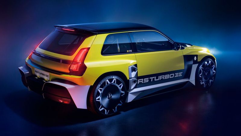 Der Renault 5 Turbo 3E ist kein Derivat des neue Elektro-5ers, sondern wird auf einer eigenen Plattform maßgeschneidert. (Bild: Renault)